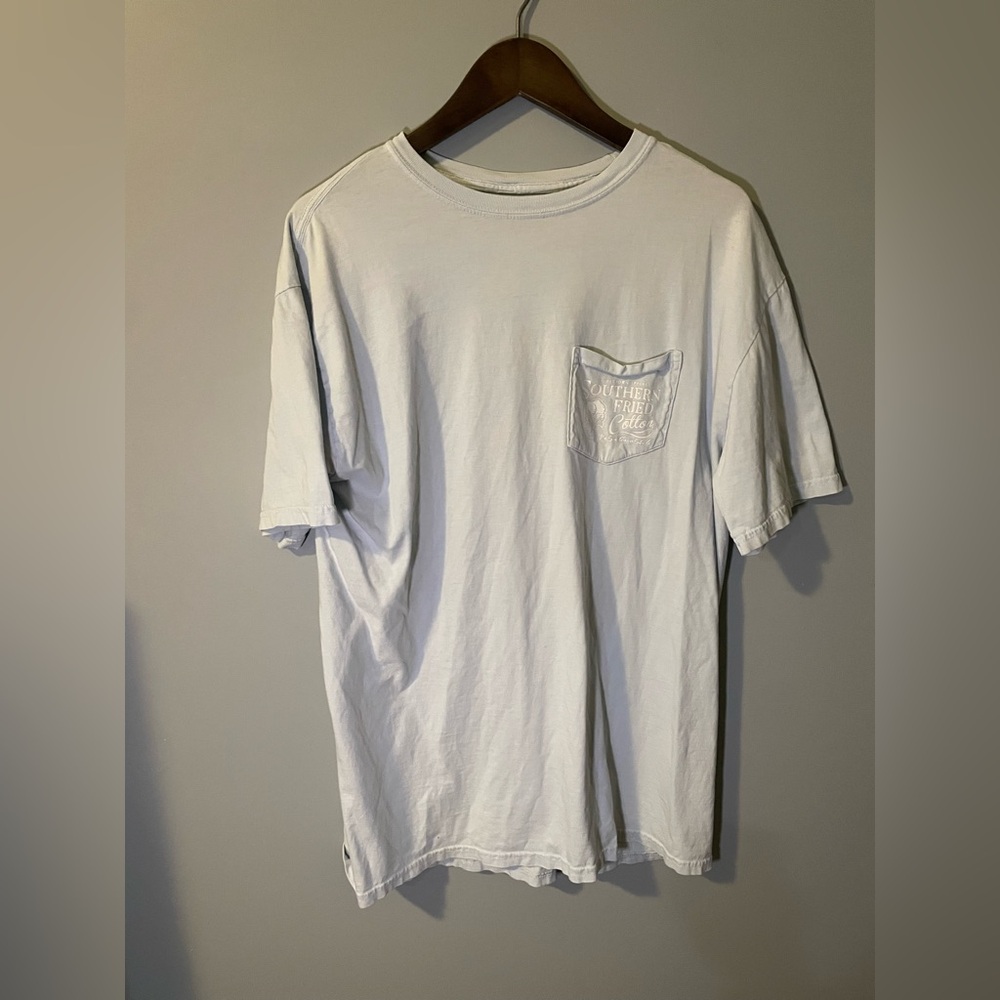 Southern Fried Cotton Pale Blue Tee